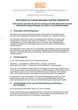 Rauch- und Wärme-abzugsanlagen – Montage und Wartung, Gütesicherung, RAL-GZ 591, Ausgabe November 2012